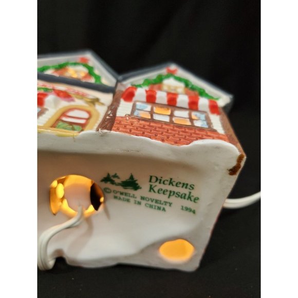 Dickens Keepsake O'well CANDY SHOP Christmas Village building store shoppe 1994 - Picture 7 of 7